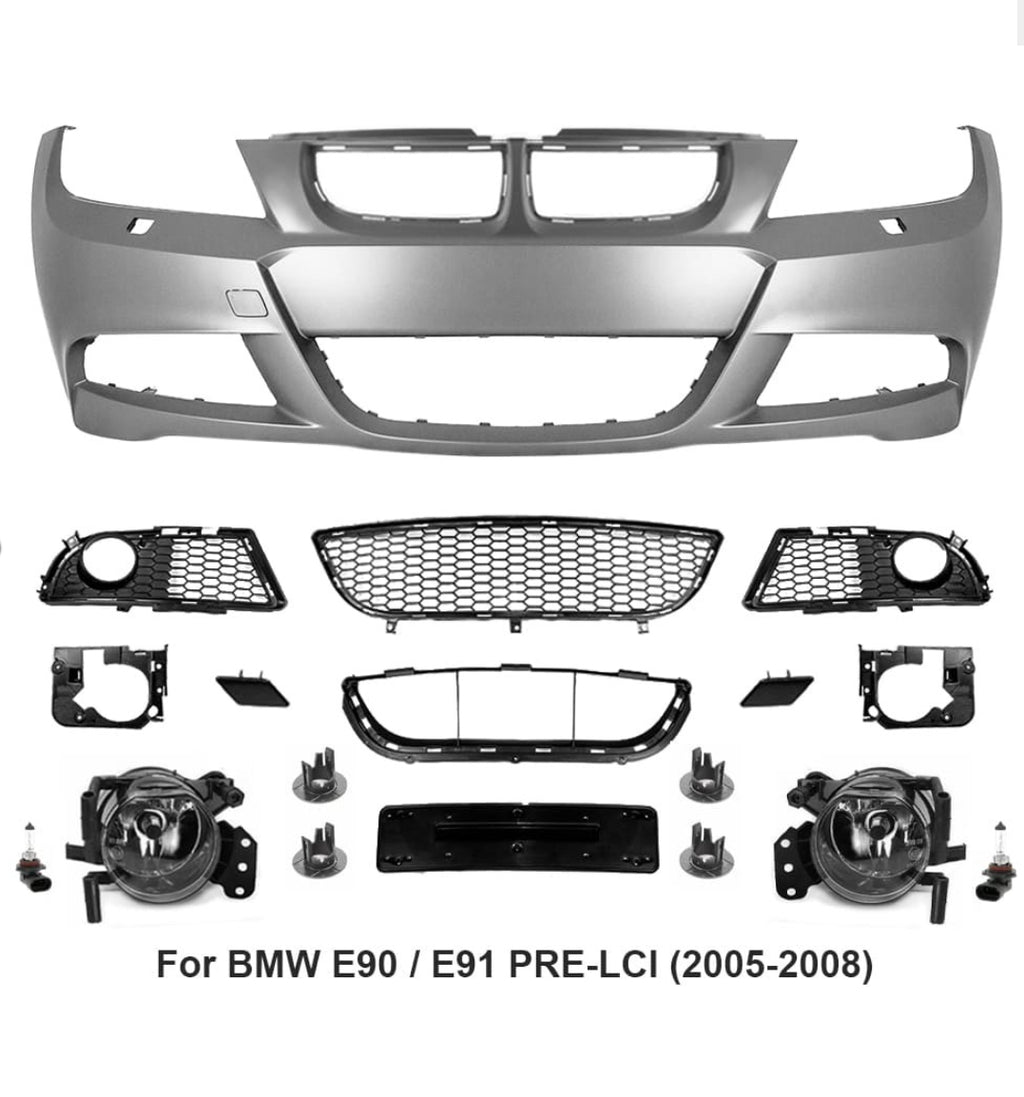M-Pack LCI stila priekšējais bamperis BMW E90/E91 PRE-LCI (2005–2008)