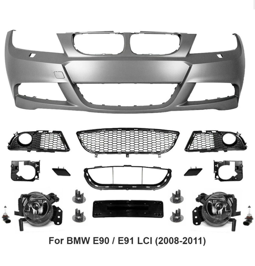 M-Pack LCI priekšējais bamperis BMW E90/E91 LCI (2008–2011)