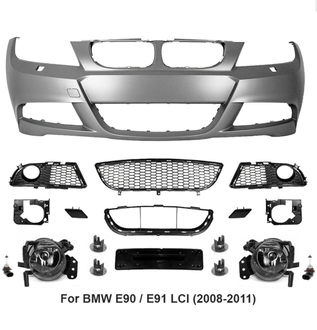 M-Pack LCI priekšējais bamperis BMW E90/E91 LCI (2008–2011)