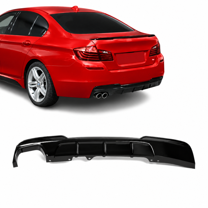 Diffuser for BMW F10 / F11 with M-Pack rear bumper