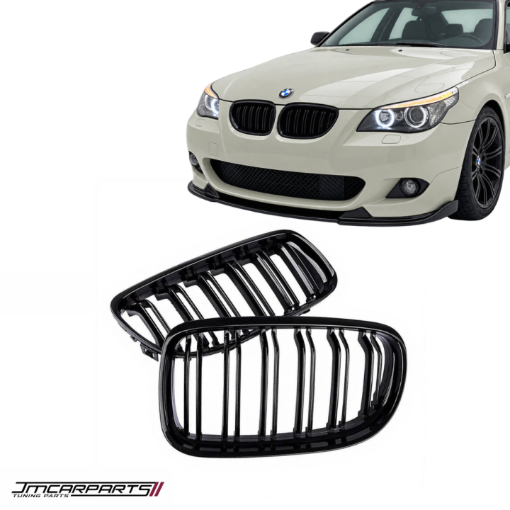 Dubultās reste BMW E60 / E61 (03-10), spīdīgi melna