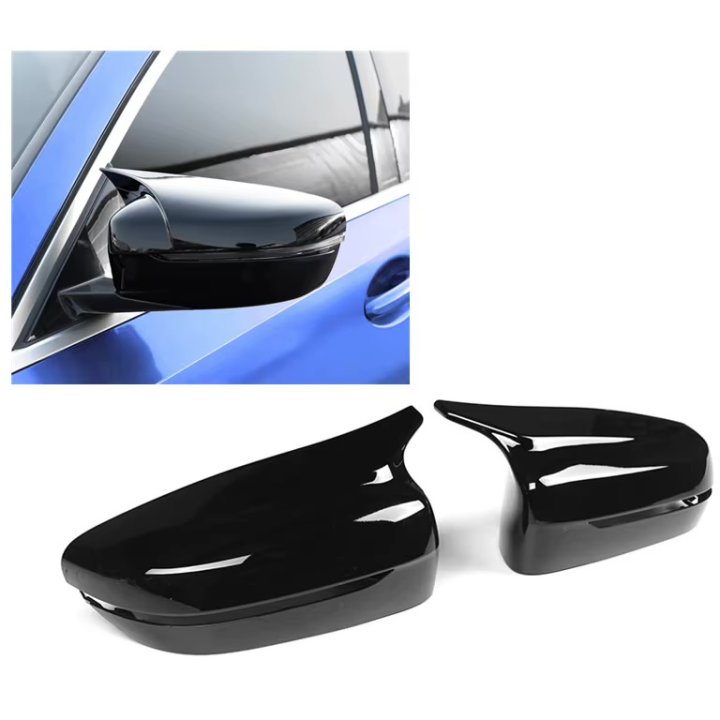 M style Mirror Caps set for BMW G11, G12, G15, G20, G22, G30 (LHD only), glossy black