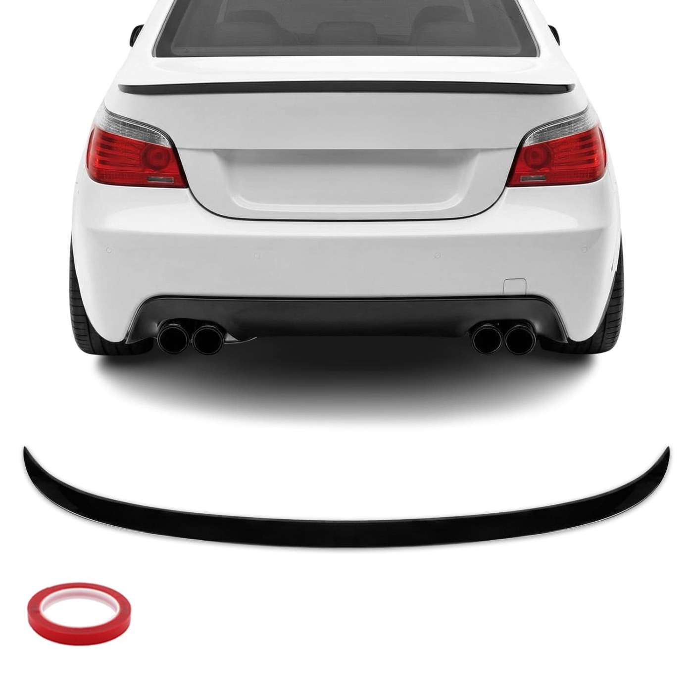 Bagāžnieka spoileris BMW E60 (03-10), spīdīgi melns