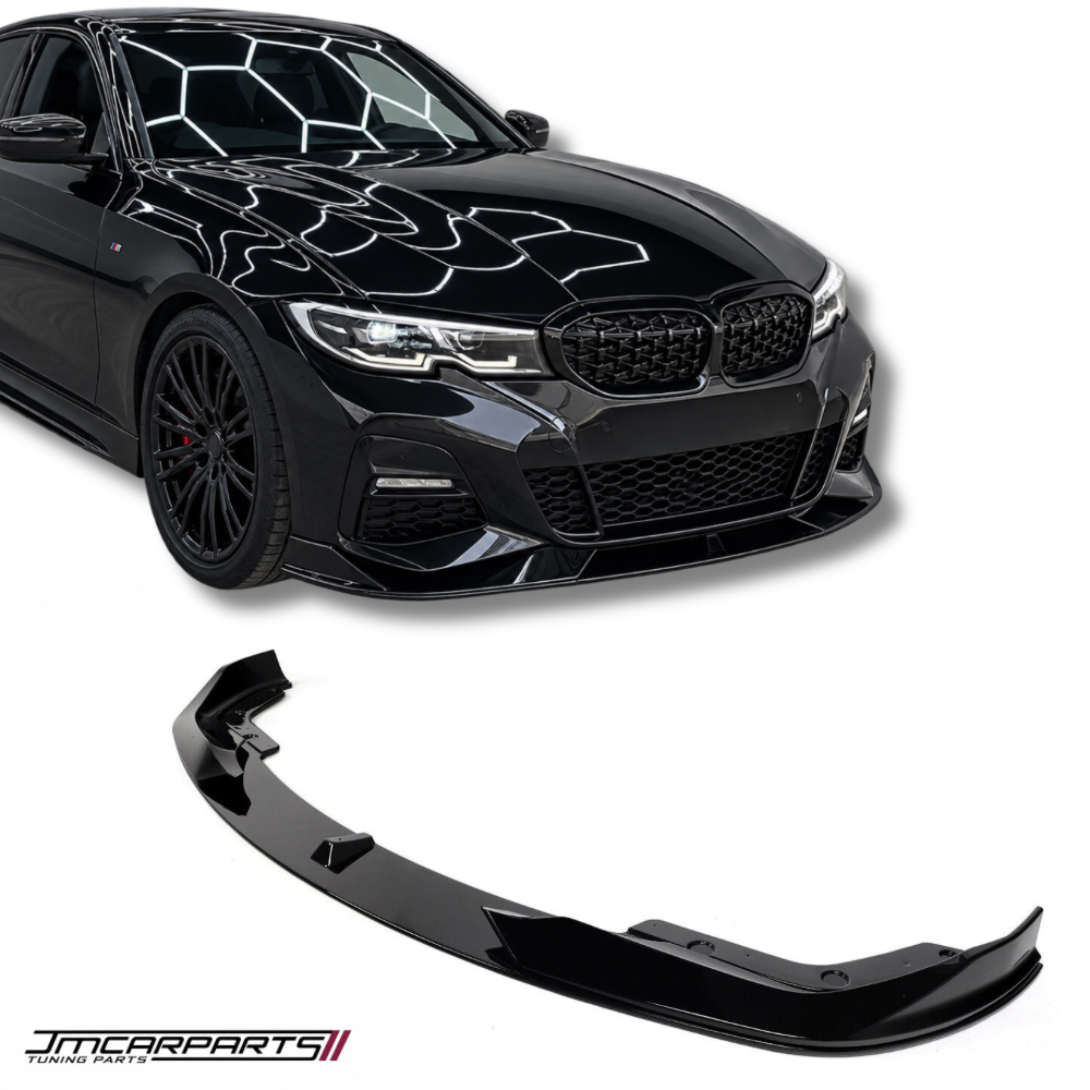 AC-style Front Bumper Lip Spoiler for BMW G20 / G21 PRE-LCI (18-22), glossy black