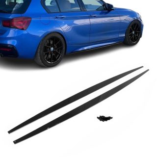 Performance sānu sliekšņu uzliku komplekts BMW F20 / F21 (11-19), spīdīgi melns — 1