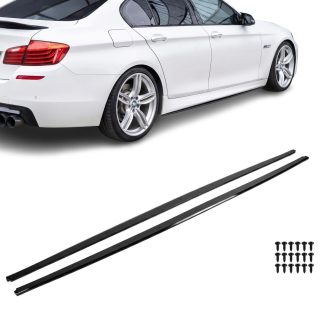 Sānu sliekšņu uzlikas BMW F10 / F11 (11-18), spīdīgi melni — 5