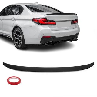 Bagāžnieka spoileris BMW G30 / F90 (17-23), spīdīgi melns — 1