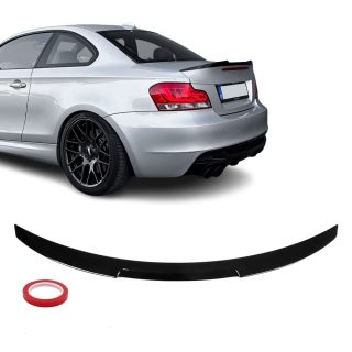 M4 stila bagāžnieka spoileris BMW E82, spīdīgi melns — 3