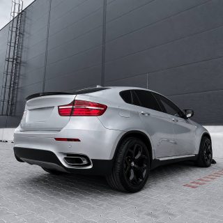 Performance bagāžnieka spoileris BMW E71 X6 (08-14), spīdīgi melns — 2