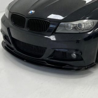 Priekšējā bufera spoileris priekš BMW E90 / E91 LCI M-Pack, spīdīgi melns, ĪPAŠI IZTURĪGA VERSIJA — 5