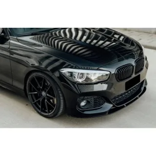 Performance priekšējā bufera splitteris BMW F20 / F21 LCI M Sport (15-19), spīdīgi melns — 3