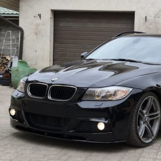 Priekšējāis bampera Splitteris BMW E90 / E91 LCI (2009–2012) — 6