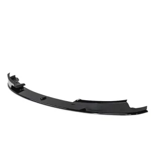 Front bumper Lip Spoiler for BMW E90 / E91 with M3 style bumper, glossy black — 2