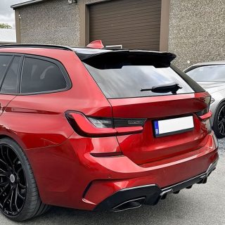 Performance jumta spoileris BMW G21 / G81 Touring, spīdīgi melns — 3