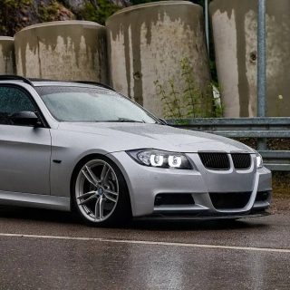 Priekšējāis bampera Splitteris BMW E90/E91 PRE LCI (2005–2008) — 5