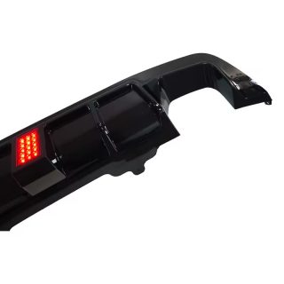 Aizmugurejais bampera diffuzors ar LED lampiņu priekš E60/E61 M-pack — 3