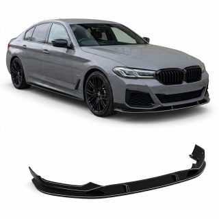 Front Bumper Lip Spoiler for BMW G30 / G31 LCI (21-23), glossy black — 1