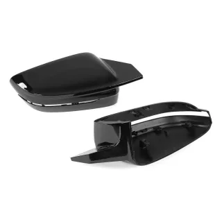 M style Mirror Caps set for BMW G11, G12, G15, G20, G22, G30 (LHD only), glossy black — 3