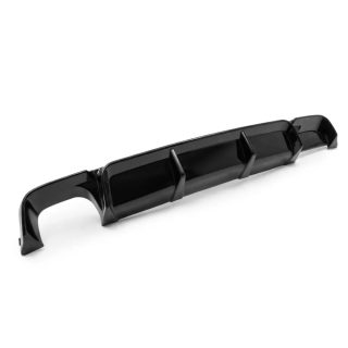 WR Rear bumper Diffuser for BMW E39 with M-Pack, glossy black — 2