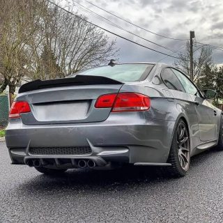 PSM stila bagāžnieka spoileris BMW E92 Coupe, spīdīgi melns (06-13) — 4