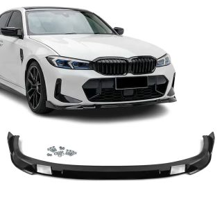 HAUER priekšējā bufera spoileris BMW G20 / G21 LCI (22-26) M-Pack, spīdīgi melns — 1