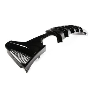 Performance aizmugurējā bufera difuzors priekš BMW F32 / F33 / F36 M-Pack, spīdīgi melns — 2