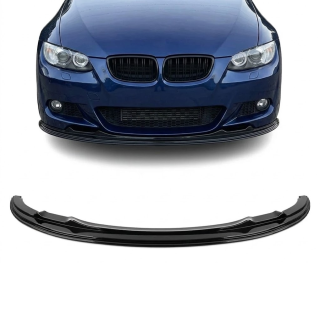 WR priekšējā bufera spoileris BMW E92 / E93 PRE-LCI (06-10) ar M-Pack, spīdīgi melns, ĪPAŠI IZTURĪGA VERSIJA — 1