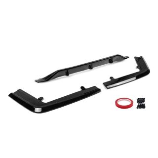 WR aizmugurējā bufera difuzors BMW G11 / G12 LCI (19-22) ar M-Pack, spīdīgi melns — 3