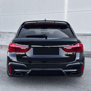 H stila jumta spoileris BMW G31 Touring, spīdīgi melns — 5