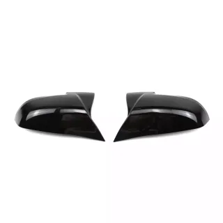 M stila spoguļu vāciņu komplekts BMW F10, F11, F06, F07, F12, F13 LCI, spīdīgi melns — 2