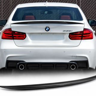 M3-style Trunk Spoiler for BMW F30 / F80, glossy black — 1
