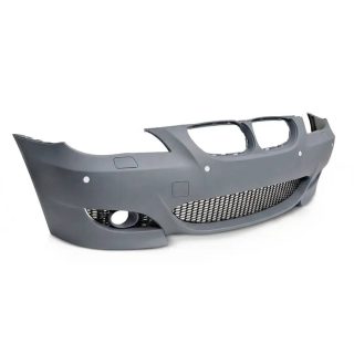 M5 iedvesmots priekšējais buferis BMW E60 / E61 PRE-LCI (03-07) ar 24 mm PDC caurumiem — 2